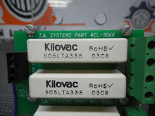 Load image into Gallery viewer, T.A. Systems EL-9060 (3) Relay Boards Kilovac (6) S05LTA335 Relays Used Warranty
