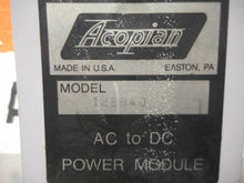 Load image into Gallery viewer, Acopian 126840 AC to DC Power Module Used With Warranty
