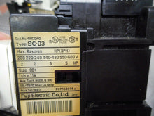 Load image into Gallery viewer, Fuji Electric 4NC0A0 Type SC-03 Starter &amp; TR-ON Overload Relay 2.8-4.2A New OS
