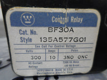 Load image into Gallery viewer, Westinghouse BF30A Control Relay Style 135A577G01 300V 10A 3NO ONC Used (2 Lot)
