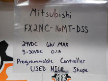 Load image into Gallery viewer, Mitsubishi FX2NC-16MT-DSS Programmable Controller 24VDC 6W 5-30VDC Used Warranty
