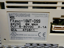 Load image into Gallery viewer, Mitsubishi FX2NC-16MT-DSS Programmable Controller 24VDC 6W 5-30VDC Used Warranty
