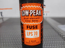 Load image into Gallery viewer, Bussmann Low-Peak LPS-70 Dual Element Time Delay Fuse 70A 600V New Old Stock
