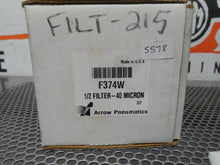 Load image into Gallery viewer, Arrow Pneumatics F374W 1/2 Filter Unit Without Bowl Or Element New Old Stock

