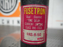 Load image into Gallery viewer, Fusetron FRS-R-50 Time Delay Fuses 50A 600V New Old Stock (Lot of 2)

