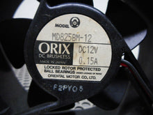 Load image into Gallery viewer, ORIX MD825BM-12 DC Brushless Fan DC12V 0.15A Used With Warranty
