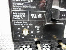 Load image into Gallery viewer, Westinghouse MCP03150CR Motor Circuit Protector 15A 600VAC 3 Pole Used Warranty
