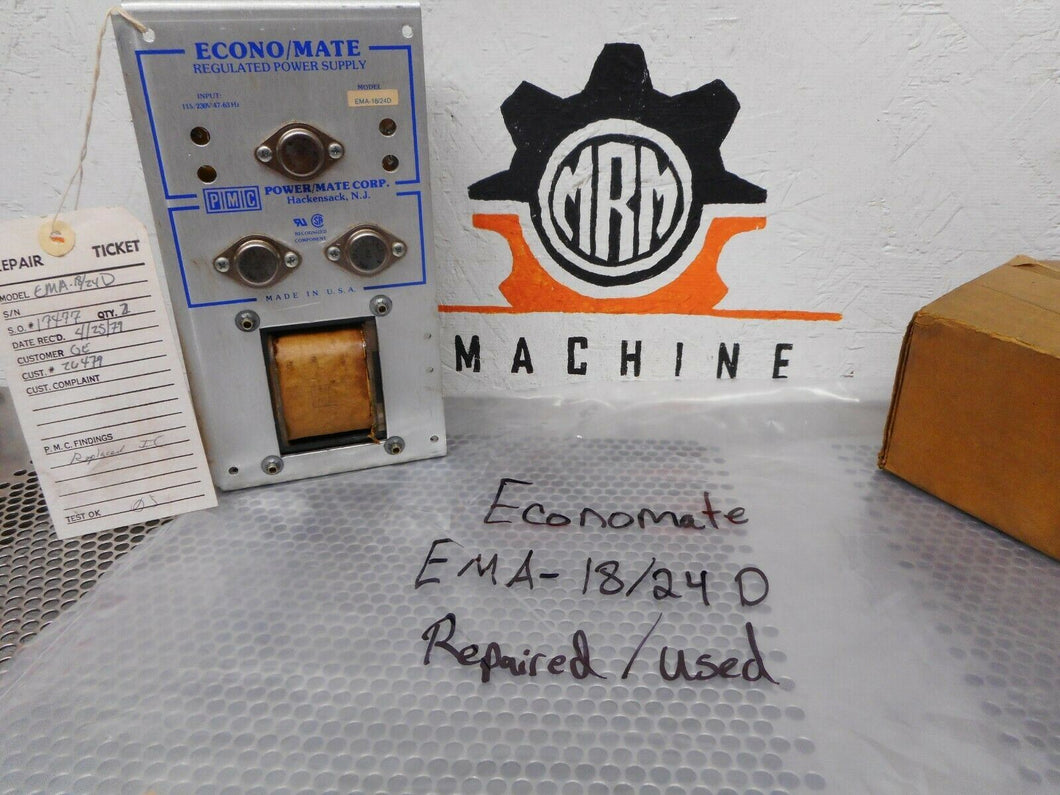 Economate EMA-18/24D Power Supply In:15/230V (Used/Repaired With Warranty)