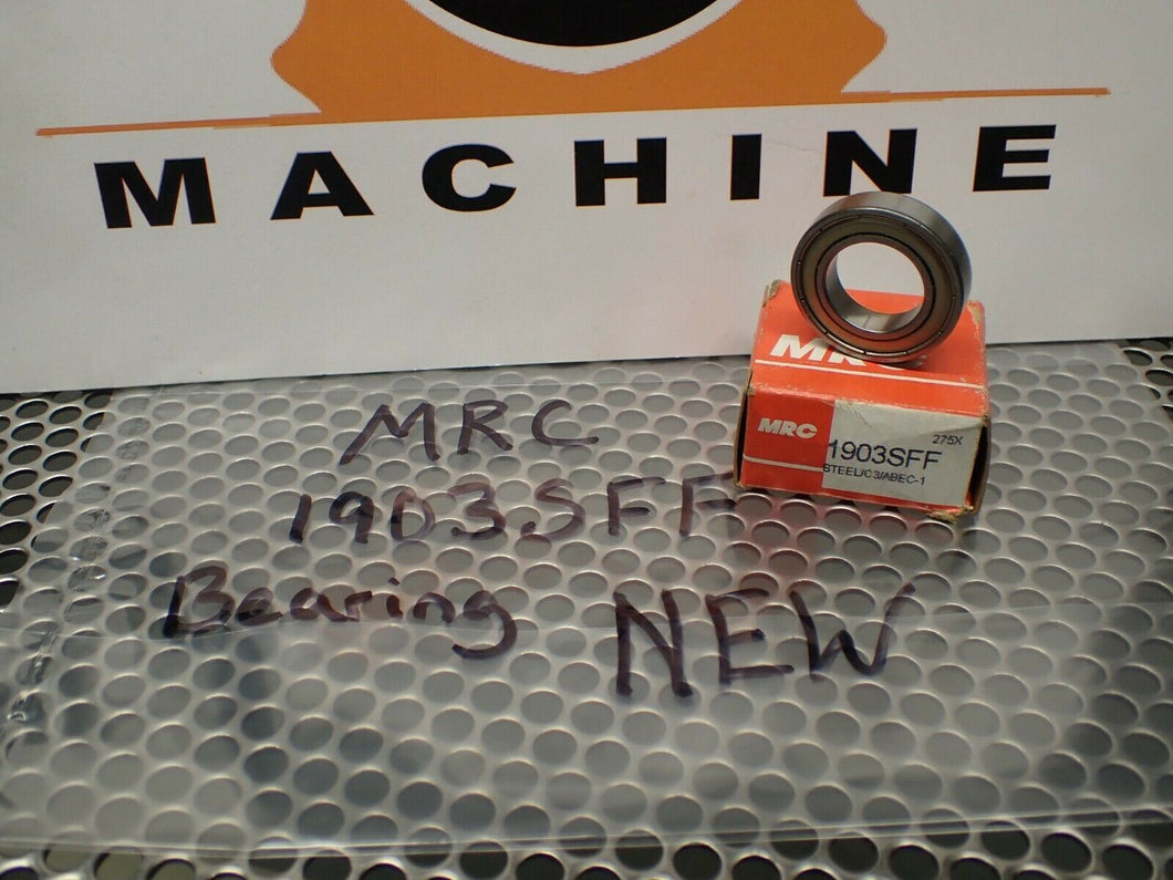 MRC 1903SFF Bearing STEEL/C3/ABEC-1 New Old Stock Fast Free Shipping