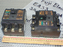 Load image into Gallery viewer, Fuji Electric EA33 30A Circuit Breakers AC220V 2.5kA AC415 3 Pole Used Lot of 2
