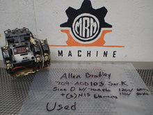 Load image into Gallery viewer, Allen Bradley 709-AOD103 Ser K Size 0 Starter 70A86 120V Coil &amp; (3) N15 Elements
