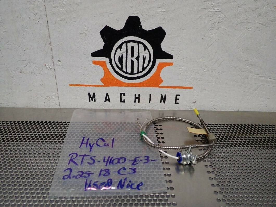 HyCal RTS-4100-E-3-2.25-18-C3 Thermocouple Used With Warranty