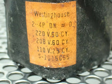 Load image into Gallery viewer, Westinghouse 2-4P Coil DN#0 220V 60Cy 208V 60Cy 110V 25Cy Used With Warranty
