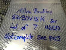Load image into Gallery viewer, Allen Bradley 816-BOV15 Ser K Overload Relay Panel Used (Not Complete) Lot of 7
