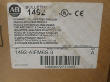Load image into Gallery viewer, Allen Bradley 1492-AIFM6S-3 Ser A 6 Channel Analog Interface Module New Lot of 2

