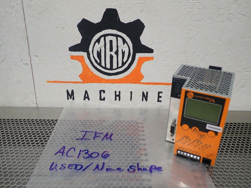 IFM AC1306 AS-i Controller E Profibus-DP Used With Warrnaty