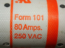 Load image into Gallery viewer, Gould Shawmut Amptrap A25X80 Fuse Type 4 Form 101 80A 250VAC New Old Stock
