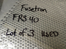 Load image into Gallery viewer, Fusetron FRS40 Dual Element Fuse 40A 600V Used With Warranty (Lot of 3)

