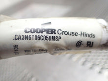 Load image into Gallery viewer, Cooper Crouse-Hinds CA3N6T06C050MSP 30A 600V 3P Cable Used With Warranty
