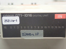 Load image into Gallery viewer, Omron GT1-ID16 Digital Input Modules With GT1-BSC01 Digital Units 24VDC Lot of 8
