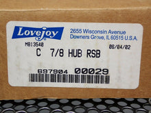 Load image into Gallery viewer, Lovejoy Sier Bath 00029 697904 C-7/8 HUB RSB 3/4&quot; Bore New Old Stock (Lot of 2)
