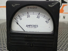 Load image into Gallery viewer, Westinghouse 291B292A11 0-40 Amperes Alternating Current Panel Meter Used
