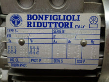 Load image into Gallery viewer, BONFIGLIOLI RIDUTTORI Type 3 TR56B4B Motor 0.09kW Used With Warranty
