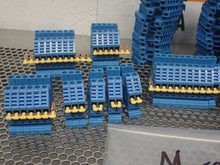 Load image into Gallery viewer, Morsettitalia Euro 4 Blue (149) Terminal Blocks W/ (66) Yellow Jumpers Used
