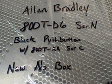 Load image into Gallery viewer, Allen Bradley 800T-D6 Ser N Black Mushroom Head W/ 800T-XA Ser C New No Box
