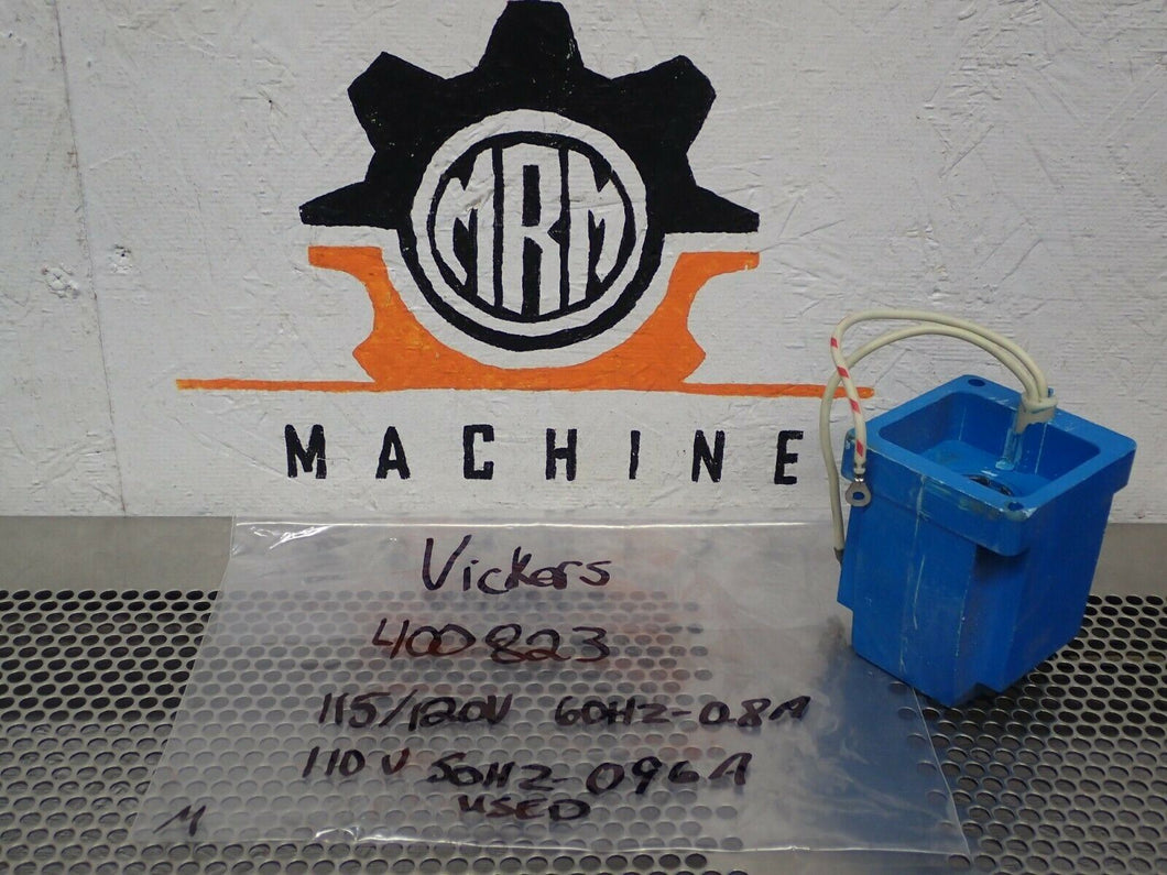 Vickers 400823 115/120V 60Hz 0.8A 110V 50Hz 0.96A Coil Used With Warranty
