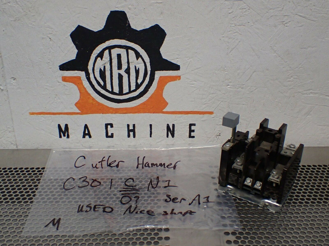 Cutler-Hammer C301CN1 Series A1 Overload Relay Used With Warranty