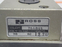 Load image into Gallery viewer, ROSS 7176B6309 Solenoid Valve W/ (2) 766B93 Pilot Valves 115V 50/60Hz Used
