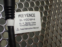 Load image into Gallery viewer, Keyence SL-VCC10P-R SL-V Series Cable 10m/PNP/Receiver 31Ft Long New Old Stock
