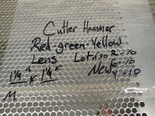 Load image into Gallery viewer, Cutler-Hammer Square Lenses (10) Red (10) Yellow &amp; (10) Green New (Lot of 30)
