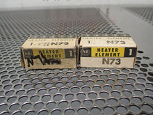 Load image into Gallery viewer, Allen Bradley (2) N71 &amp; (2) N73 Overload Heater Elements New Old Stock Lot of 4

