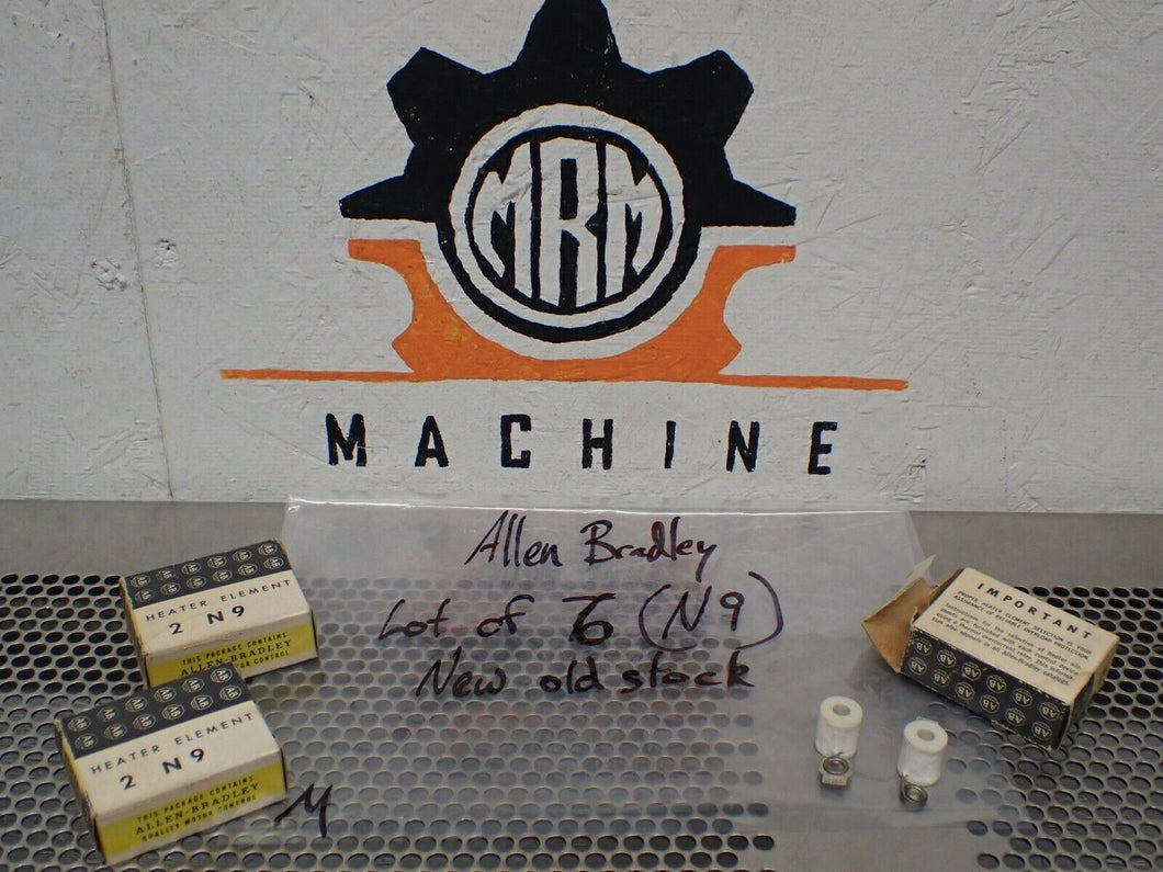 Allen Bradley N9 Thermal Overload Heater Elements New Old Stock (Lot of 6)