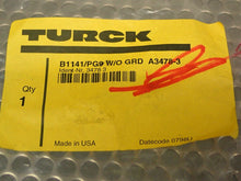 Load image into Gallery viewer, Turck B1141/PG9 34783 4Pin Connector Cord Set New Old Stock
