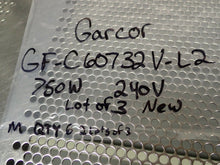 Load image into Gallery viewer, Garcor GF-C60732V-L2 Heater Cartridges 750W 240V New Old Stock (Lot of 3)
