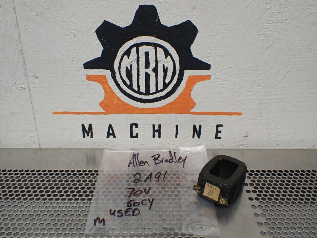 Allen Bradley 2A91 70V 50Cy Coil Used With Warranty Fast Free Shipping