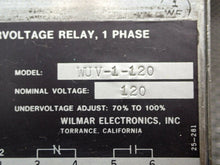 Load image into Gallery viewer, Wilmar WUV-1-120 Undervoltage Relay 1Phase 120V Used With Warranty (Lot of 2)
