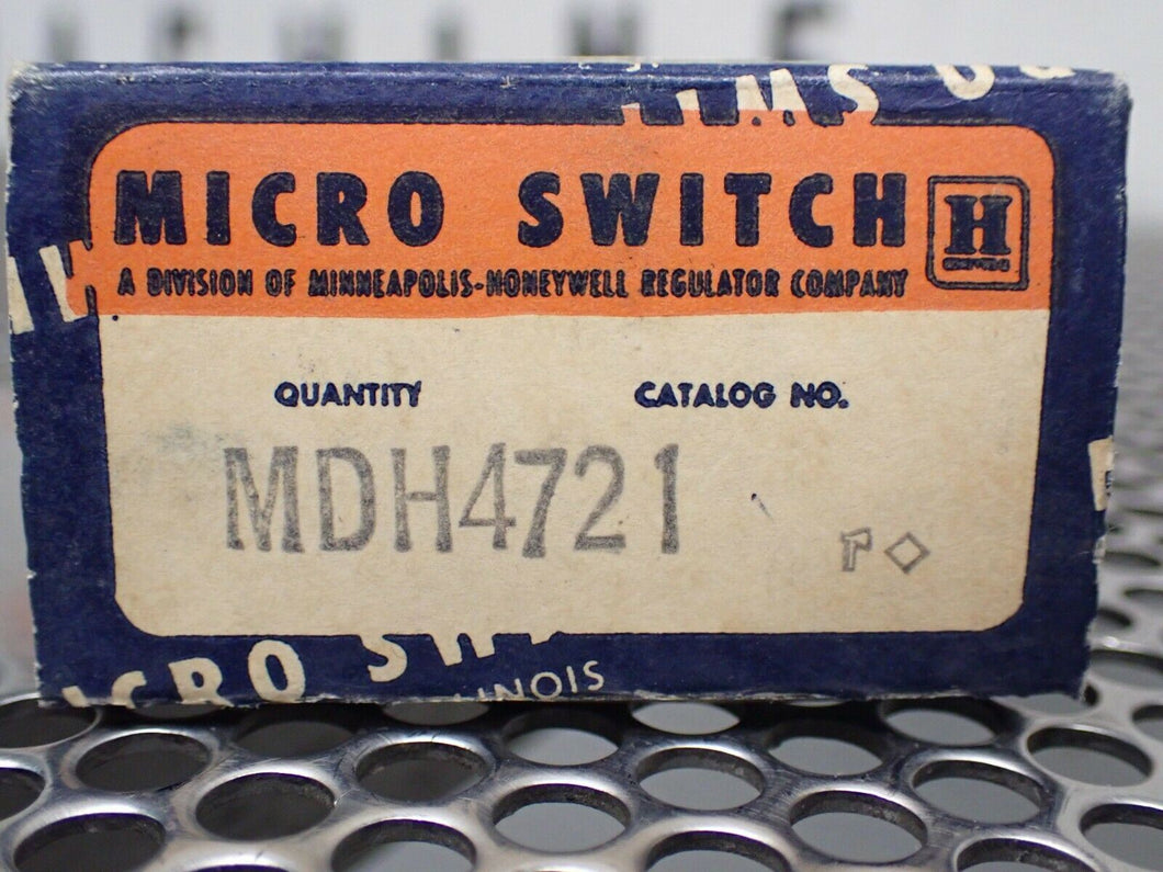 Micro Switch MDH4721 Limit Switch Bracket New Old Stock