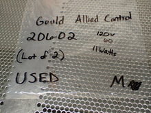 Load image into Gallery viewer, Gould Allied Control 20602 Solenoid Valve 120V 60 11Watts Used (Lot of 2)
