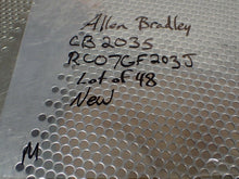 Load image into Gallery viewer, Allen Bradley RC07GF203J CB2035 Fixed Resistors 20K Ohms 5% TOL New (Lot of 48)
