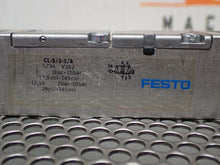 Load image into Gallery viewer, FESTO CL-5/2-1/4 Solenoid Valve 28PSI-145PSI Used With Warranty See All Pictures
