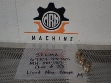 Load image into Gallery viewer, SIGMA 67R4-99765 MH-801757 Relays 14 Blade Used With Warranty (Lot of 3)
