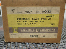 Load image into Gallery viewer, Square D 9007-AO-12 Ser D Precision Limit Switch 1NO 1NC 600V New In Box

