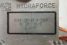 Load image into Gallery viewer, HYDRAFORCE SV10-20M-4P-N-24AP NC 24V Solenoid Valve W/ Coils New Old Stock
