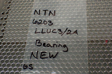 Load image into Gallery viewer, NTN 6203 LLUC3/2A Ball Bearing New Old Stock See All Pictures
