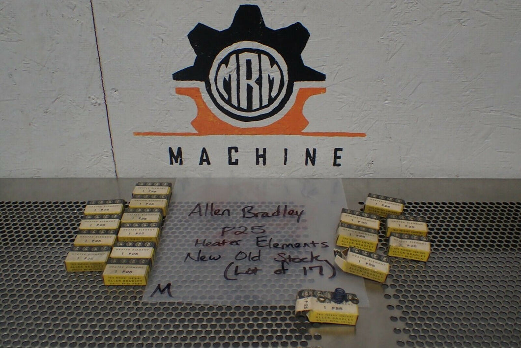 Allen Bradley P25 Overload Heater Elements New Old Stock (Lot of 11)