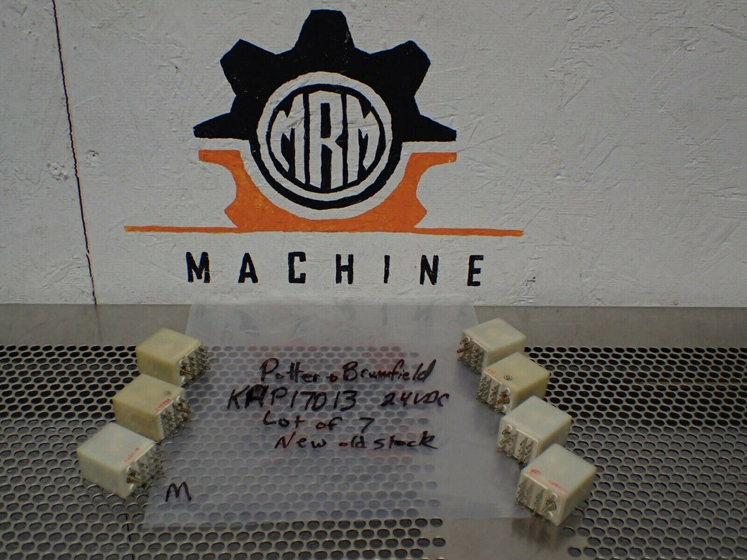 Potter & Brumfield KHP17D13 24VDC Relays New Old Stock (Lot of 7) See All Pics